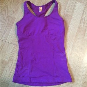 purple lucy workout tank